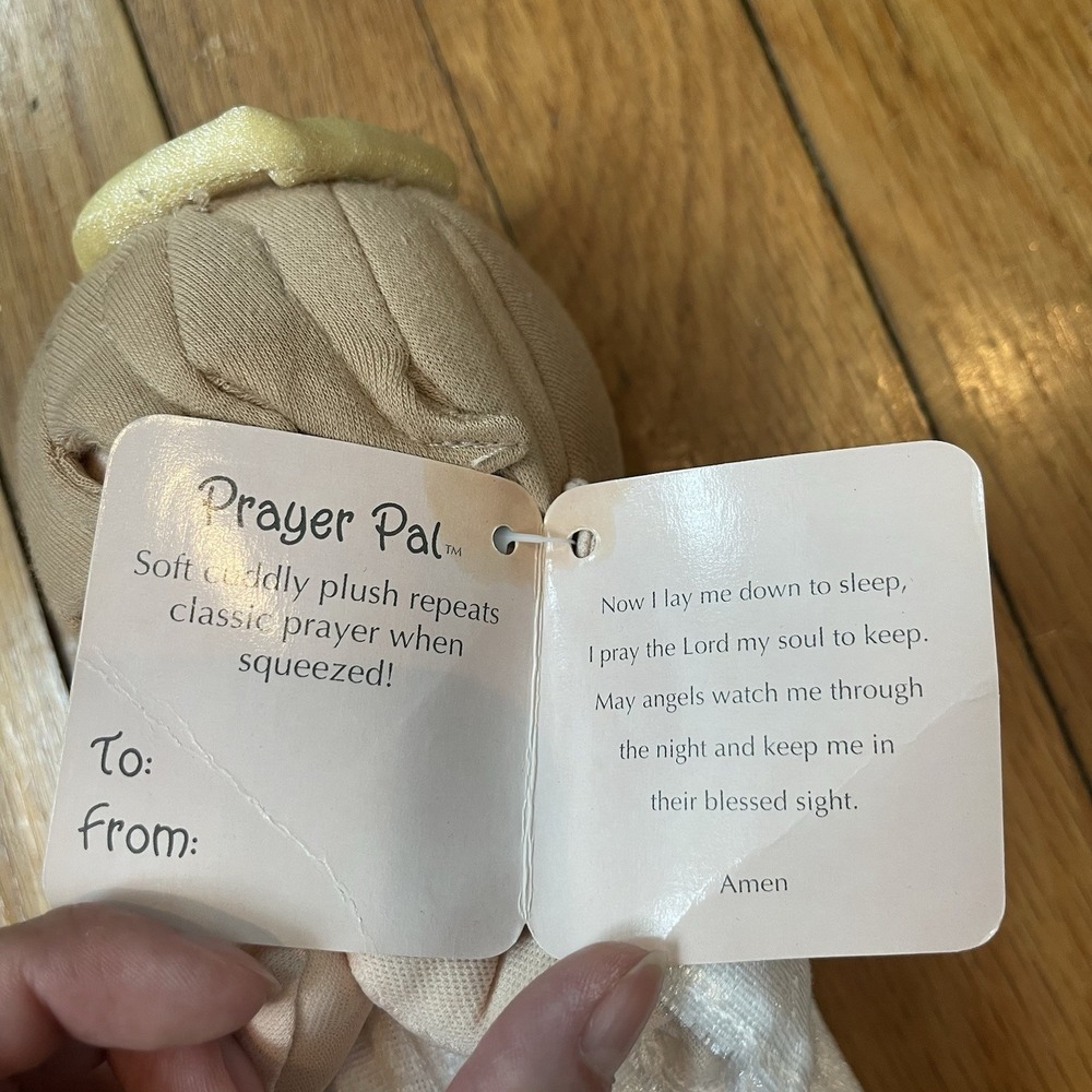 Vintage Y2K NWT Precious Moments Prayer Pal Plush Doll Angel Stuffy - Picture 4 of 4
